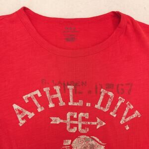 Polo Ralph Lauren Casual Crew Neck Short Sleeve T Shirt Mens Size Large L Red